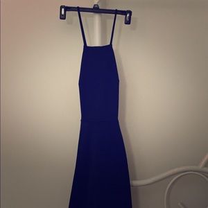 Criss-Cross Black Skater Dress Size M